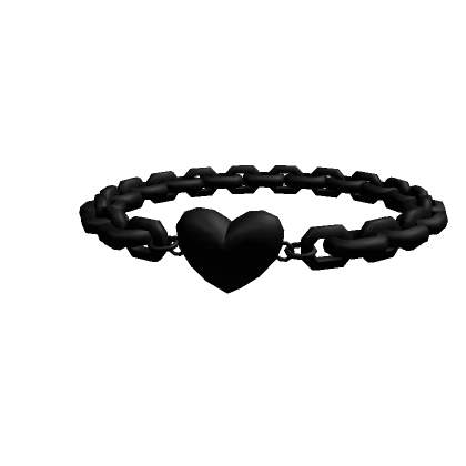 Black Heart Chain Choker 1.0