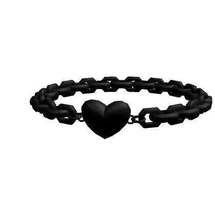 Black Heart Chain Choker 3.0