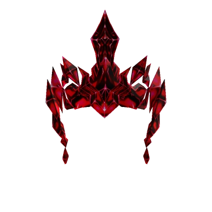 Red crystal headdress crown