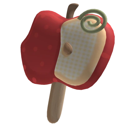 Igari Harajuku Bitten Apple Core Popsicle in Red