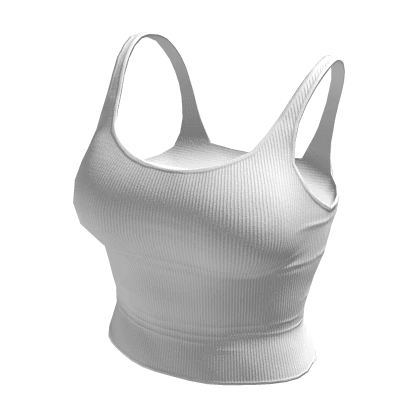 Tank Top White Tight Basic Cami Baddie Tee Shirt
