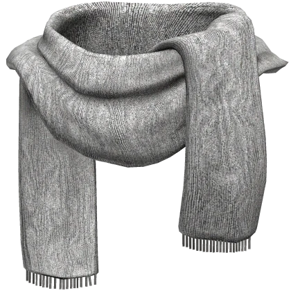 white cashmere grande scarf