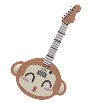 musical monkey anime guitar