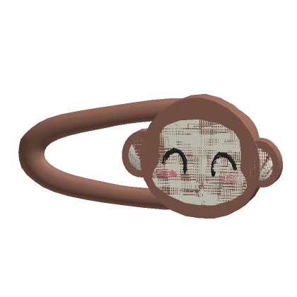 kawaii monkey hair clip