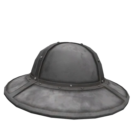 Medieval Banded Kettle Helmet