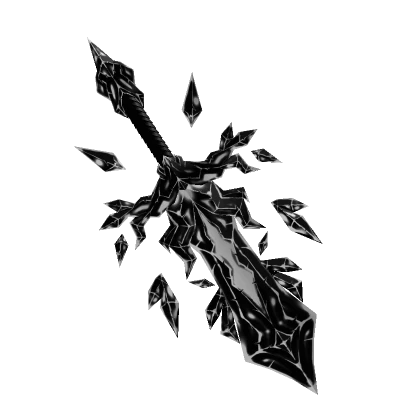 Black crystal sword