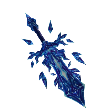 Blue crystal sword