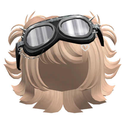 Cute Buns w/ Y2K Goggles (Blonde)
