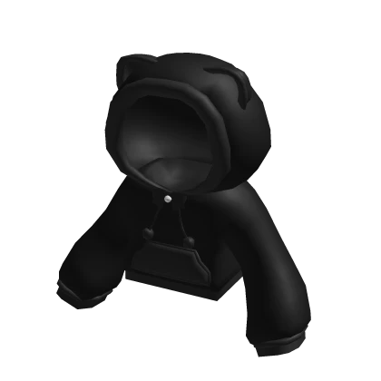 ♡ : black winter kitty jacket with bell