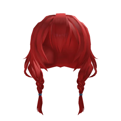 Red Anime Braids