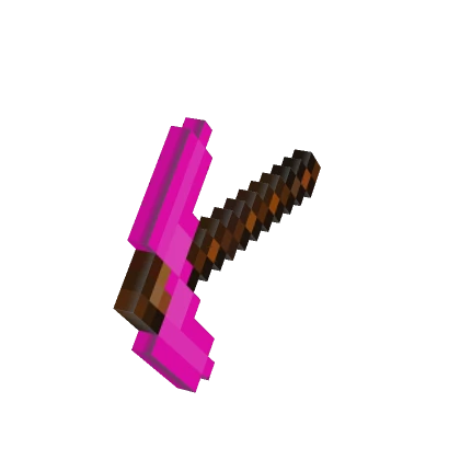 8-Bit Pink Pickaxe [Hand]