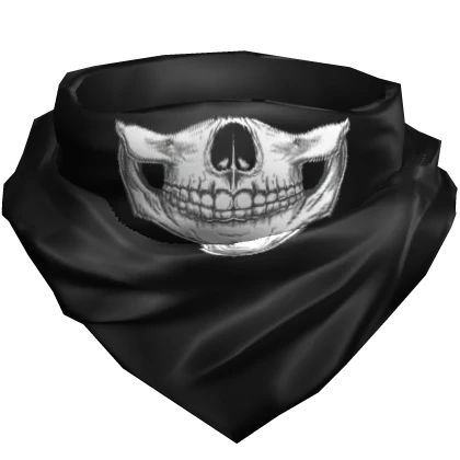 skull neck scarf