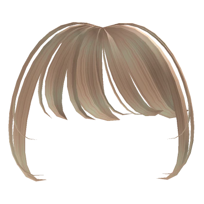 Blonde Swept Bangs