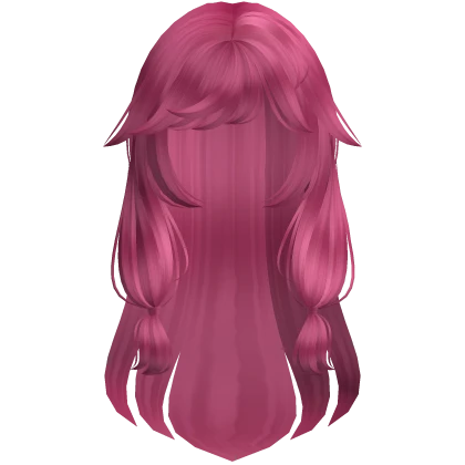 Hot Pink Fox Strands Long Decora Hair