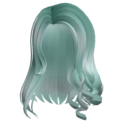 Teal Mermaid Waves