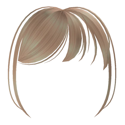 Blonde Left Side Swept Bangs