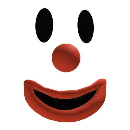 3D Happy Clown Face