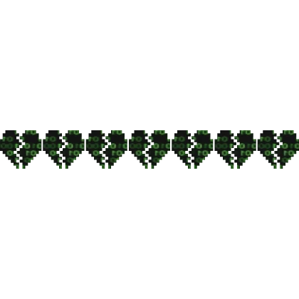 Hacker Animated Glitched Heart 8-bit Health Bar