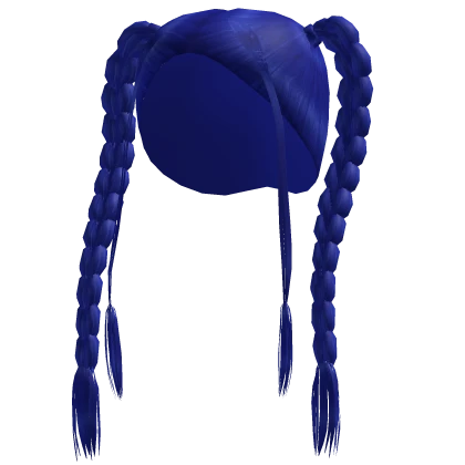 Royal Blue Lola Pigtail Braids