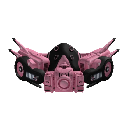 Cyber Face Mask BLACK / PINK