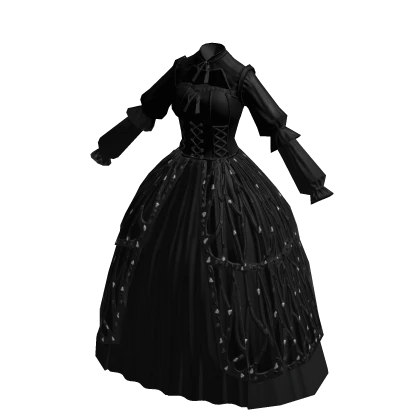  ♾️ Black Elegant butterfly dress