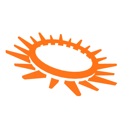 Orange Spiky Halo