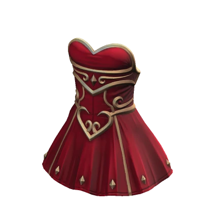 Cute Fantasy Magical Dress - Red