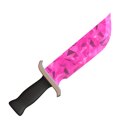 Pink Sparkle Time Mouth Knife