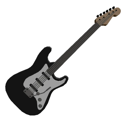 Black Electric Guitar [Front]