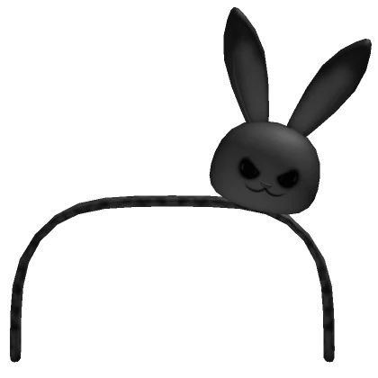 Goth Bunny Head Band