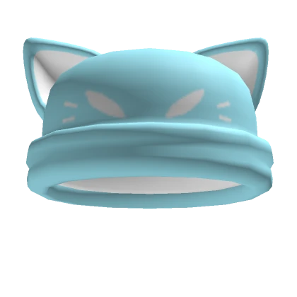 Baby Blue Cat Eyes Beanie