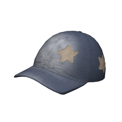 Denim Star Patch Hat