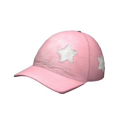 Pink Star Patch Hat