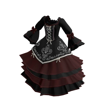 Antique gothic dress [Red]