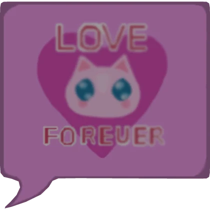 ♡ : cute pink sad cat p-chan nso text bubble