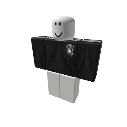 y2k finger skull [black shirt] 2.0