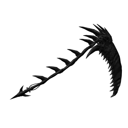 Gothic Onyx Vampire Scythe