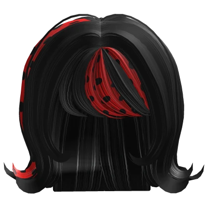 ♡ cute swirly ladybug twee retro polka dot bob