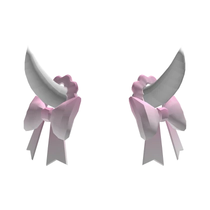 Horn & Bow Cute V2 (Pink)