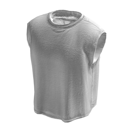 White Oversized Tank Top
