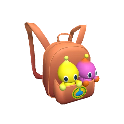 Orange Mini Chao Buddies Backpack 