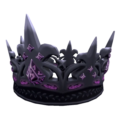 Soulstone Jewelled Obsidian Crown of Kings