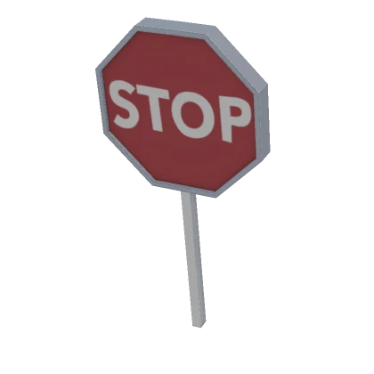 ✅ Holdable Stop Sign