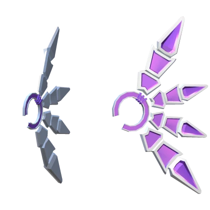 Mecha Wings Headpiece [White & Purple]