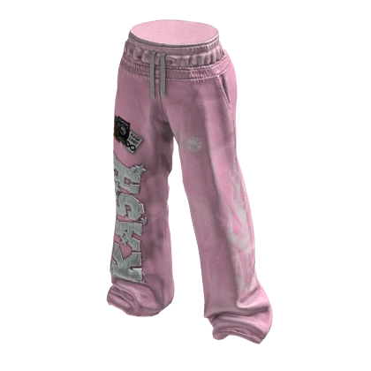 [KASH LIMIT] Y2k Baggy Double Waisted Sweatpants