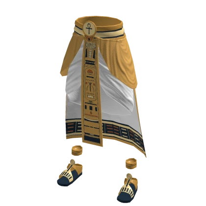 Egyptian Pharaoh gold Royal Kilt