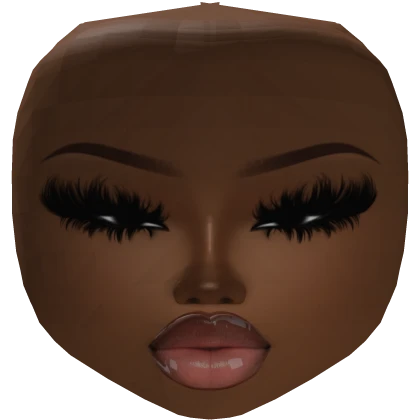 Glossy Lips Baddie Latina Mesh Makeup Wear Lashes