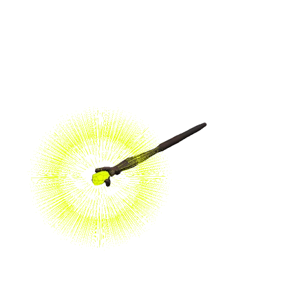 🎇Glowing Wizard Staff on Hand - Yellow