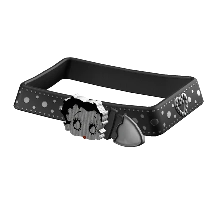 black y2k betty boop belt (3.0)
