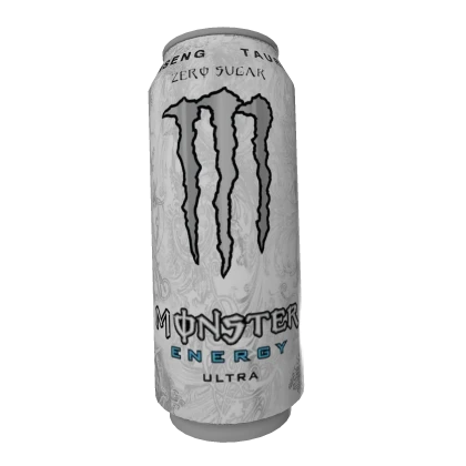 R6 Holdable Monster Energy Drink White